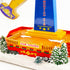 Christmas Village Carnival Amusement Park Swing Hammer Animated Musical Light-up